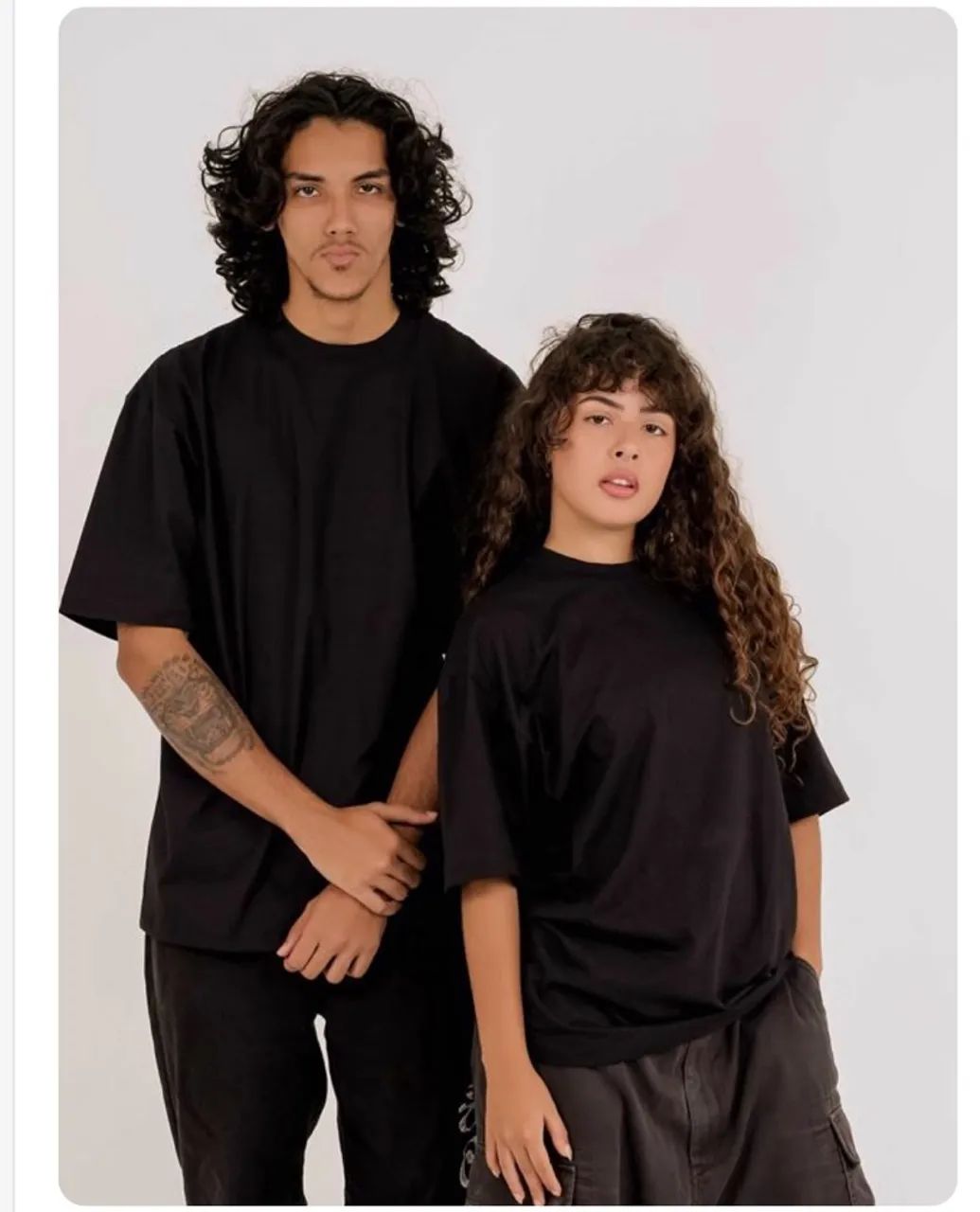 Camisas oversized 100%algodão