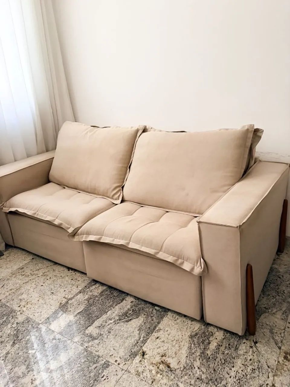 Sofá cama linho  