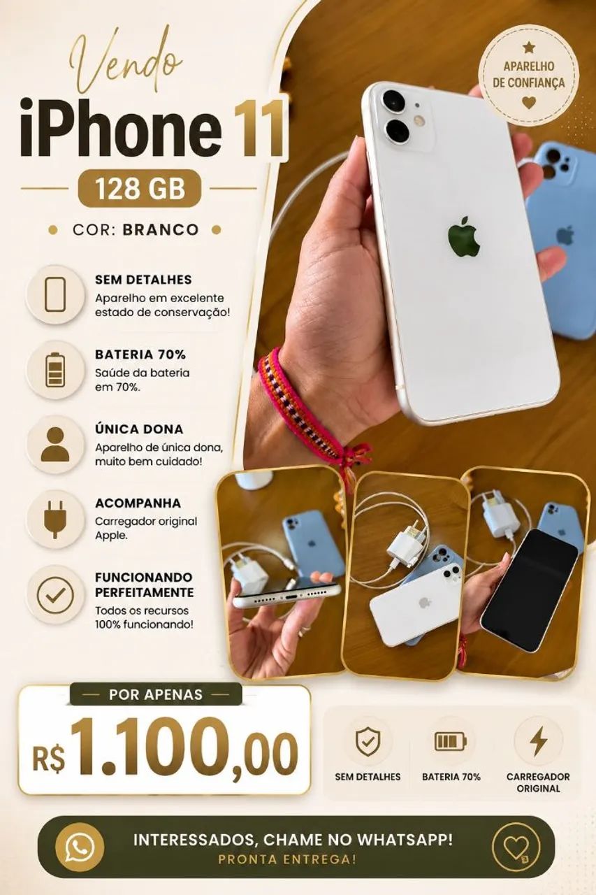 IPhone 11 - 128 gb - única dona 