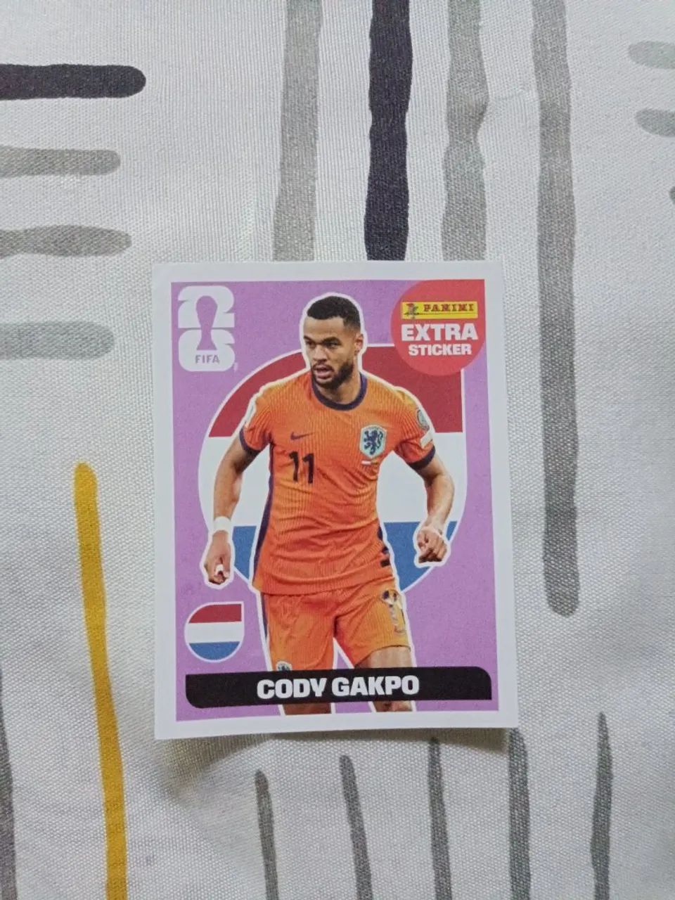 Figurinha copa 2026 legend Cody Gakpo bordô 