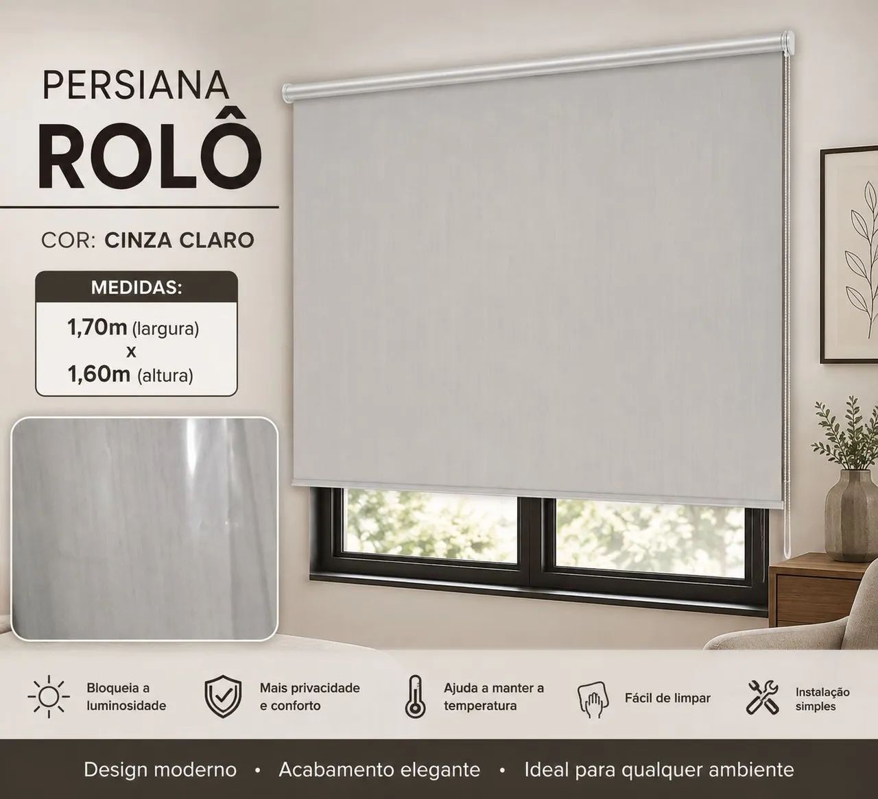 Persiana rolô 