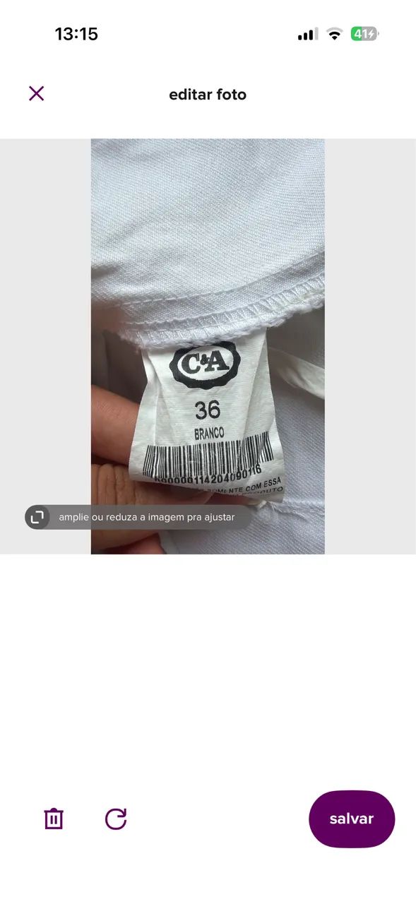 Short saia branco C&A - Foto 5
