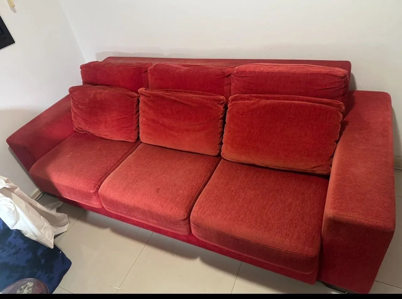 Sofá-cama Retrátil vermelho - Foto 2