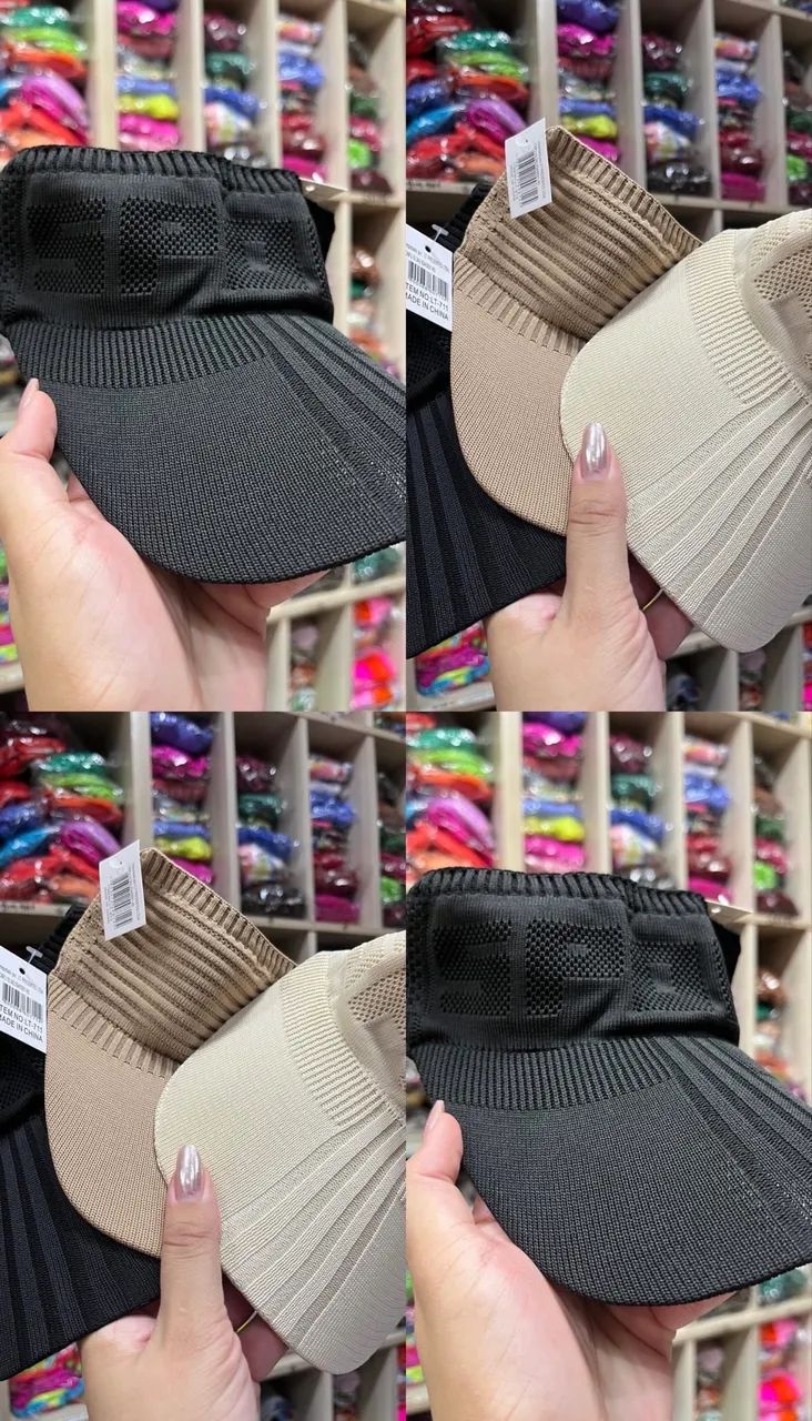 Viseira, boné e chapéu infantil. Viseira adulto - Foto 3