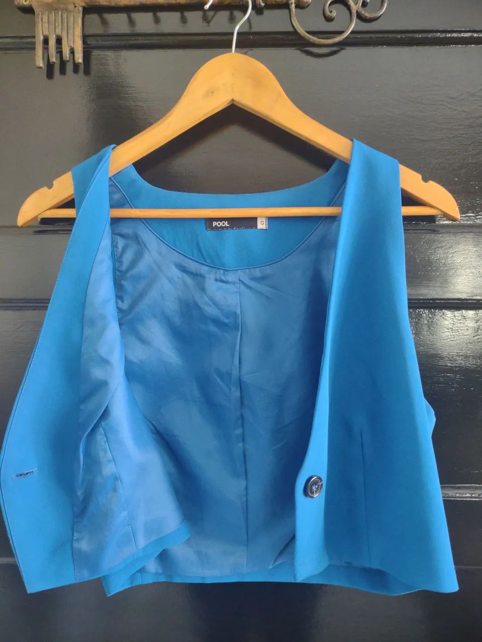 Colete azul feminino  - Foto 3