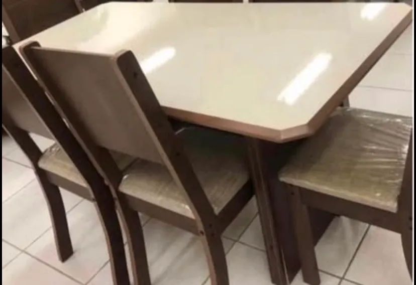 Mesa com 6 cadeiras nova na caixa faz entrega grátis  - Foto 2