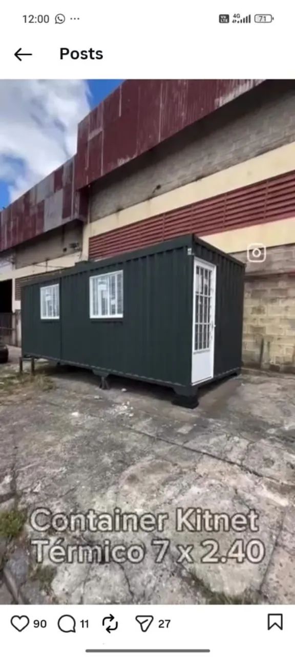 Kitnet Casa em Container  - Foto 5