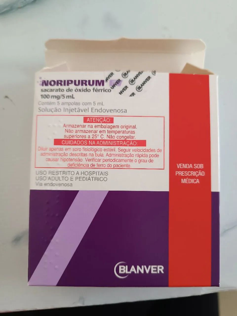 NORIPURUM SUPLEMENTO FERRO INJETÁVEL  - Foto 2