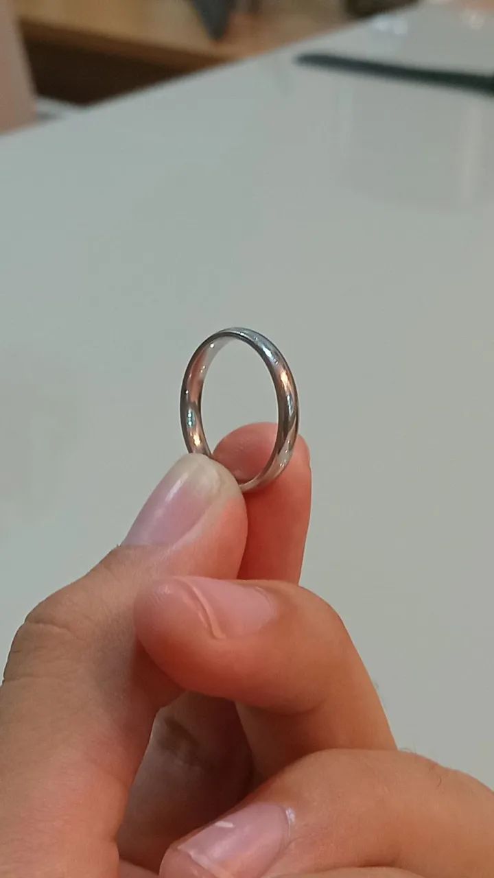 Anel Aço Inoxidável (levei chifre e terminamos) - Foto 2