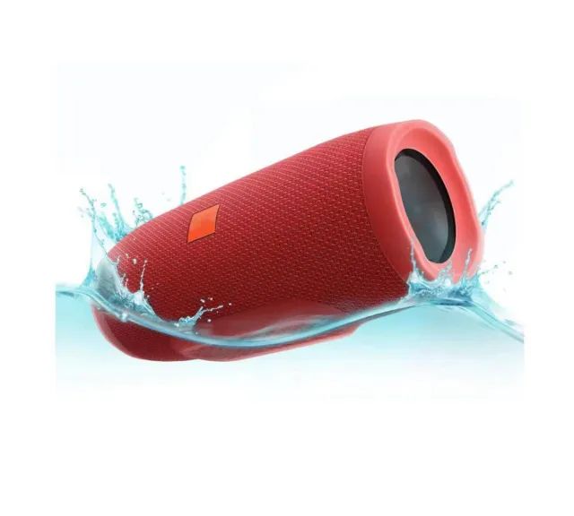 Caixa de Som Bluetooth Vermelha, Charge 3+ Mini, TWS, Seminova - Foto 5