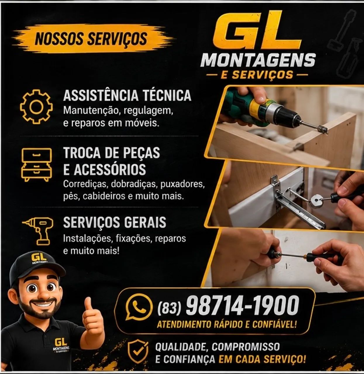 Montador de móveis e assistência  - Foto 3