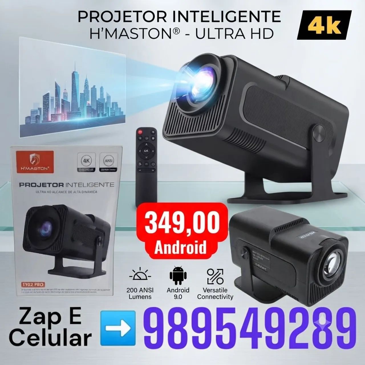 Projetor Android 