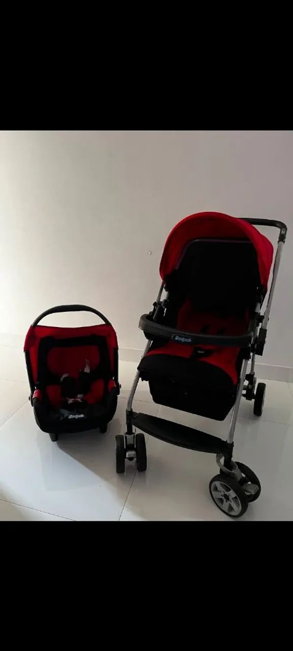 Carrinho com bebe conforto burigotto - Foto 2