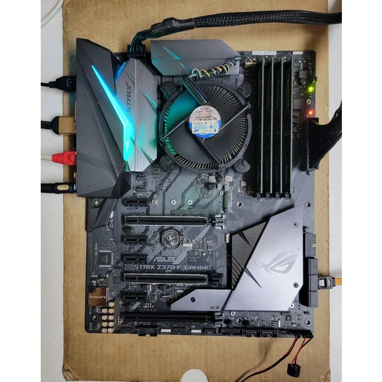 Kit Upgrade Top Placa Mãe Asus Rog Strix z370-F Gaming +