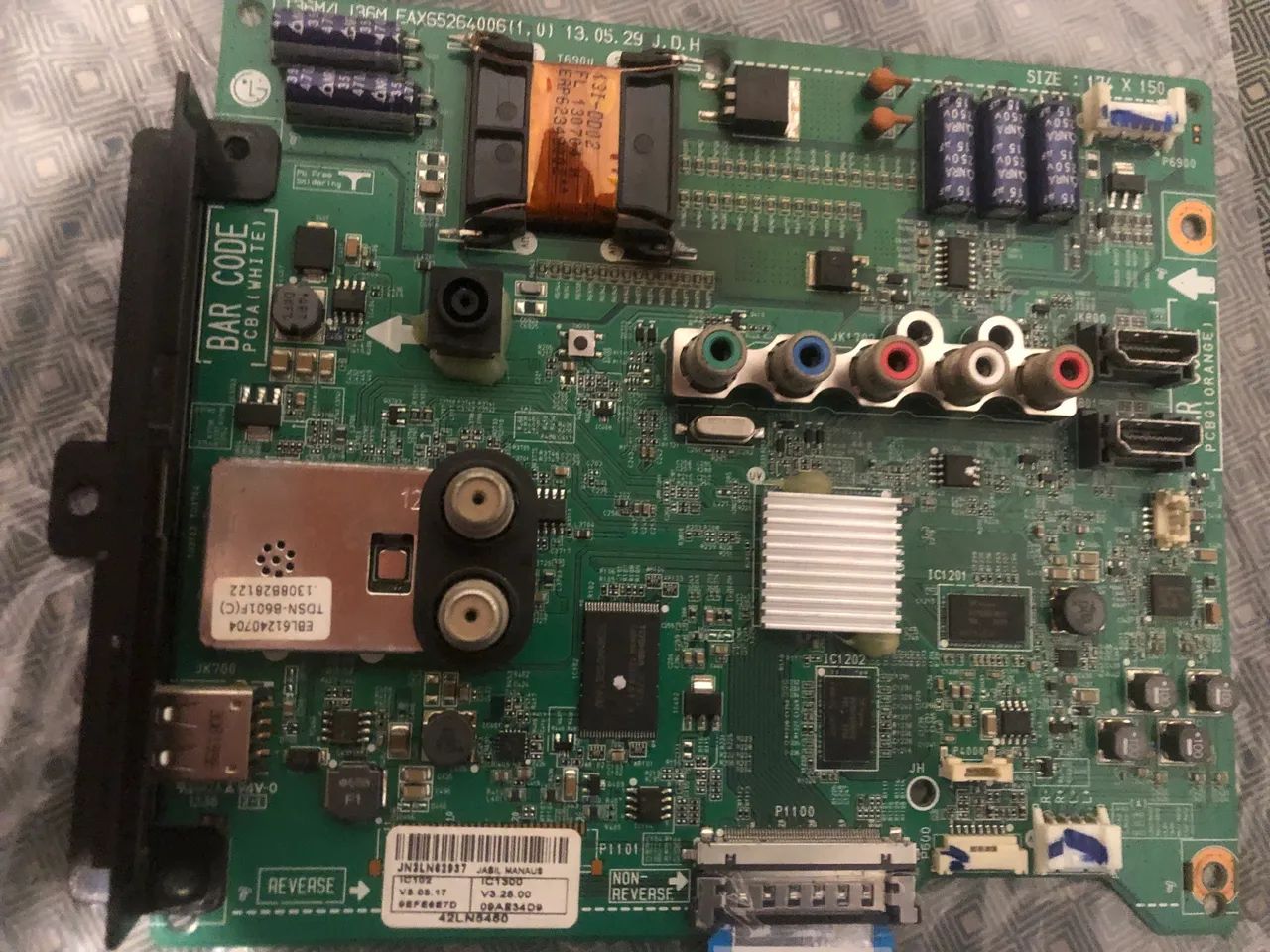 Placa TV LG 42LN5460