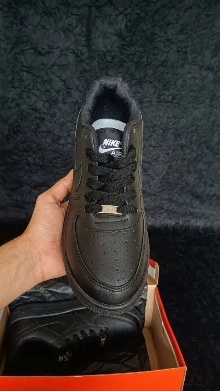 Tênis Nike Air Force 1 Black (All Black)  - Foto 4