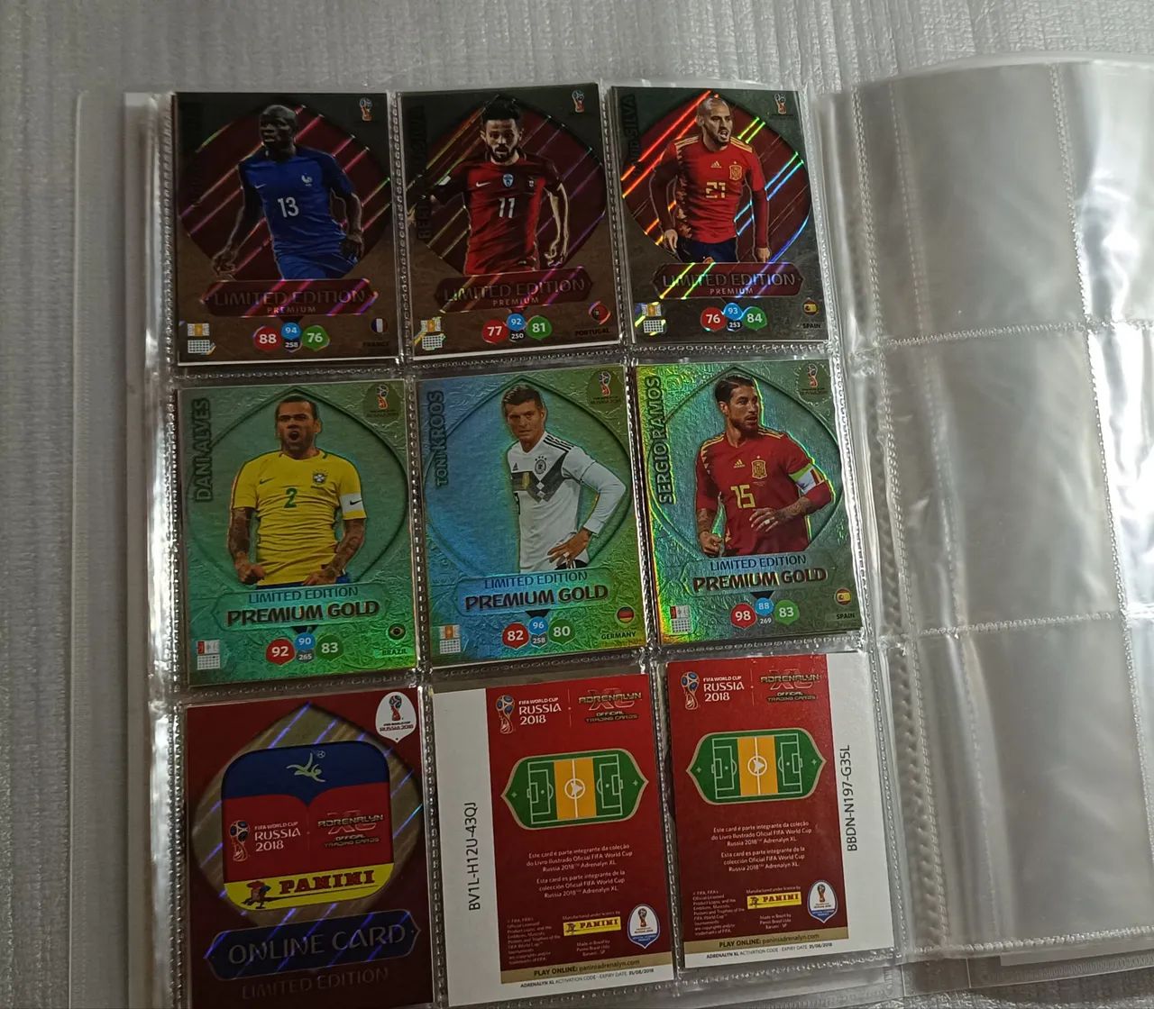 Cards Adrenalyn XL + Edition Limited Rússia 2018 - Hobbies e