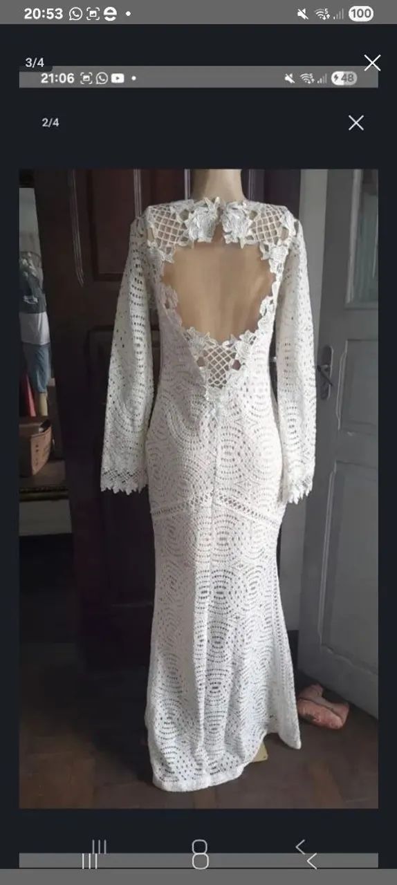 Lindo vestido em renda - Foto 2