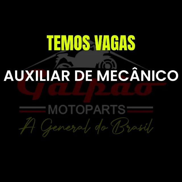 Auxiliar de Mecânico de Moto