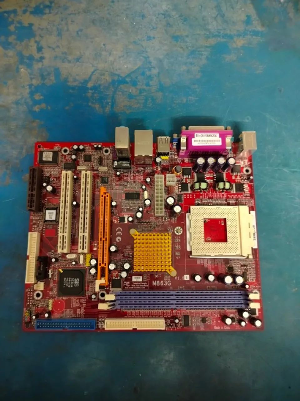 Placa mãe Motherboard AMD PCChips M863G v.1.5A socket soquete 462