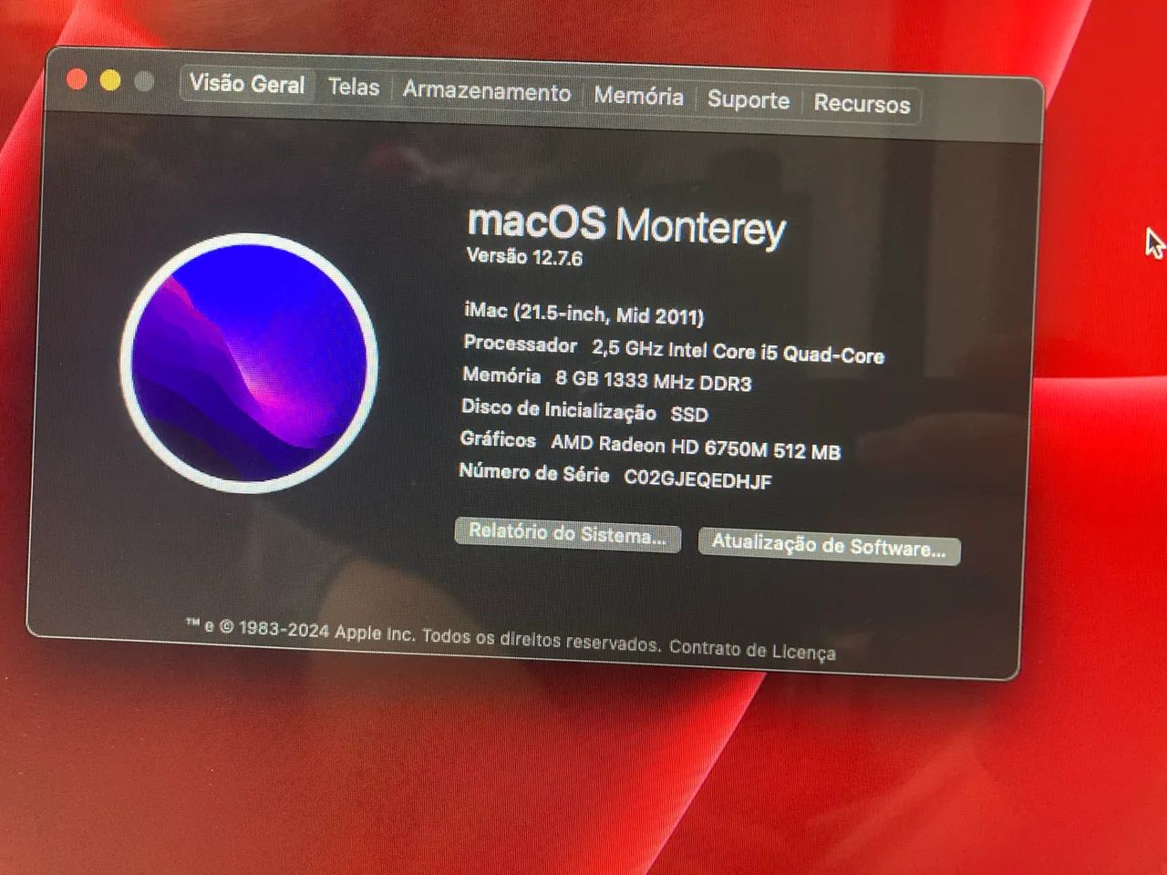 iMac 21,5 2011 - Foto 4