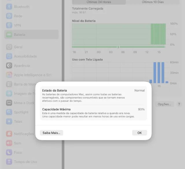 Macbook M4 13" - 24GG Memória e SSD 512GB - Foto 5
