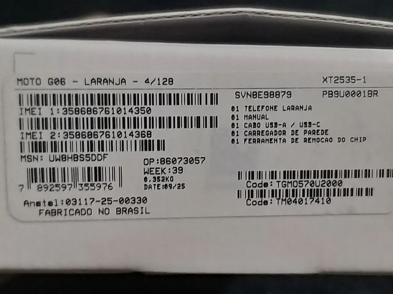 Celular Motorola Moto G06 Dual SIM