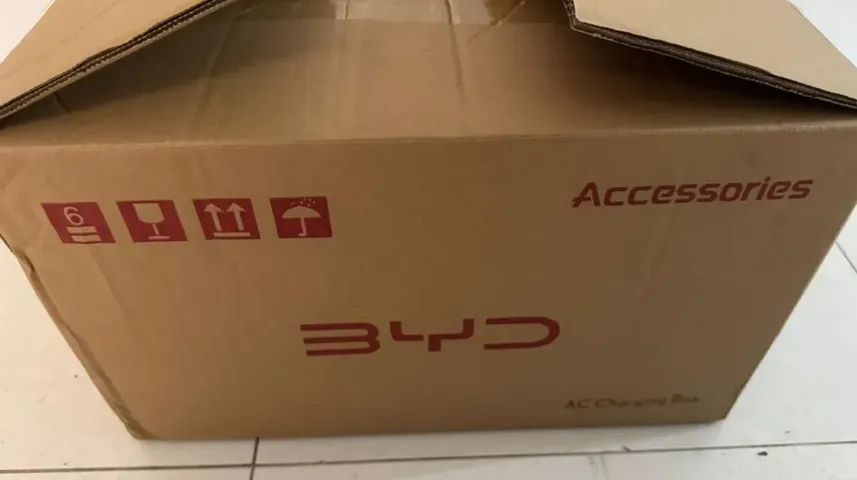 Carregador Veicular Byd Wallbox 32a 220v 7kw Preto Original - Foto 3