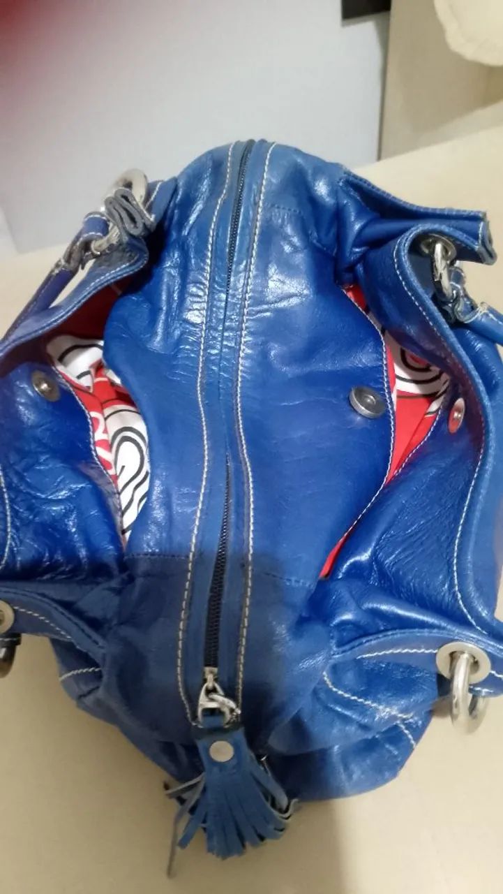 Bolsa couro legítimo  - Foto 3