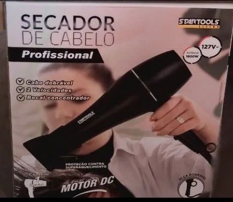 Vendo secador de cabelo novo 