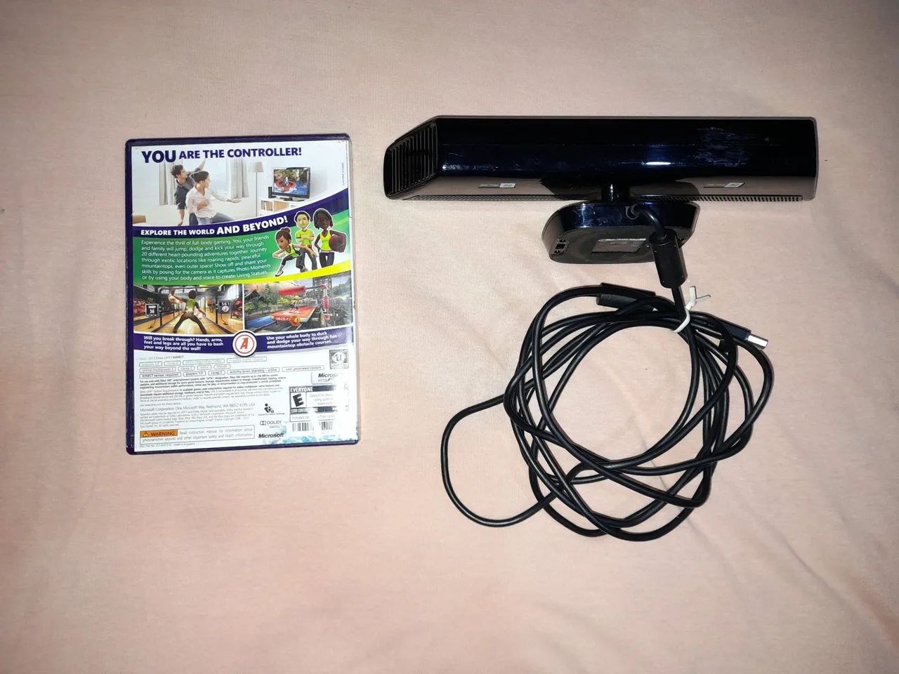 Kinect + jogo Kinect adventures originais  - Foto 2