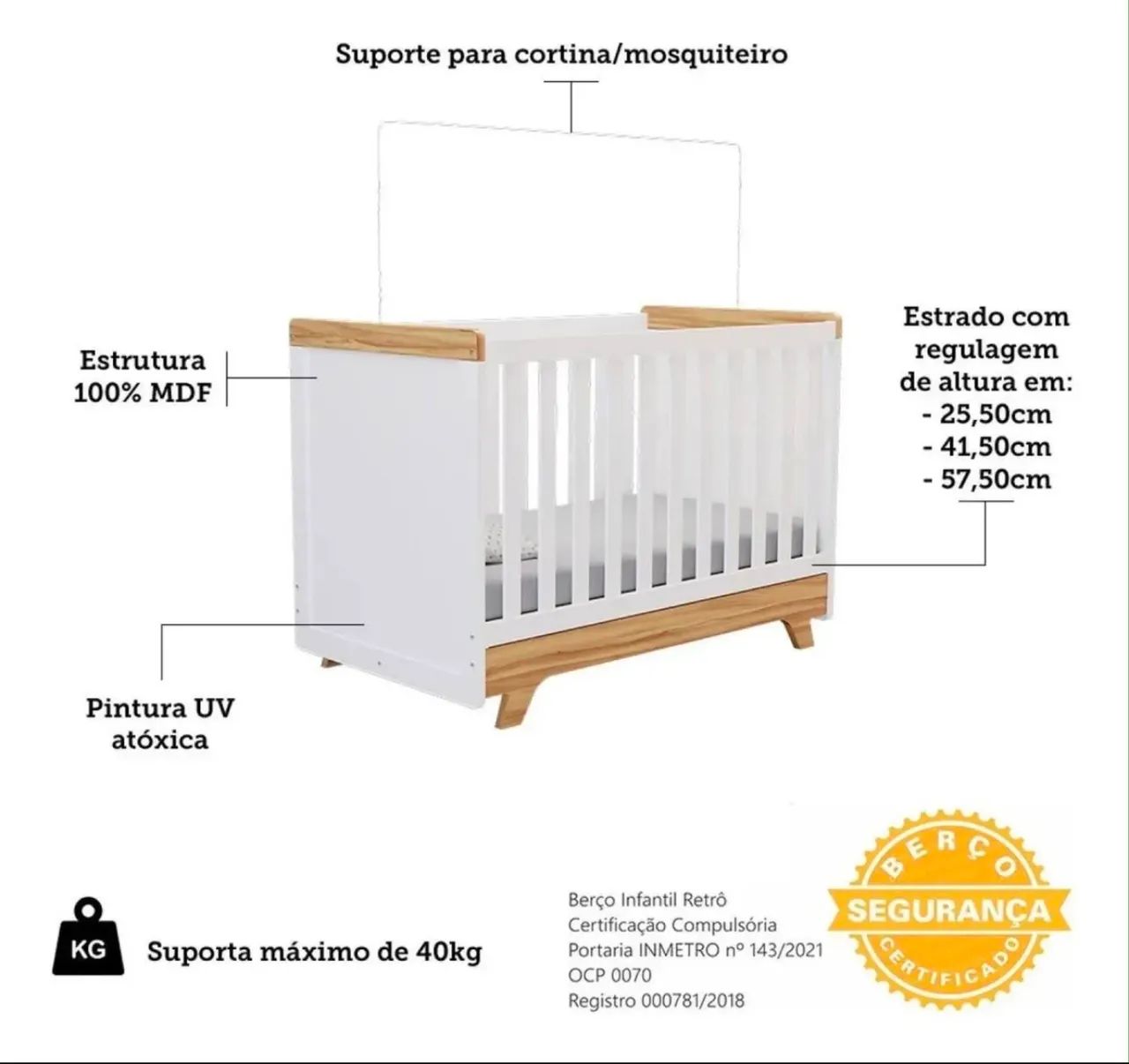 Vendo berço que vira cama  - Foto 2