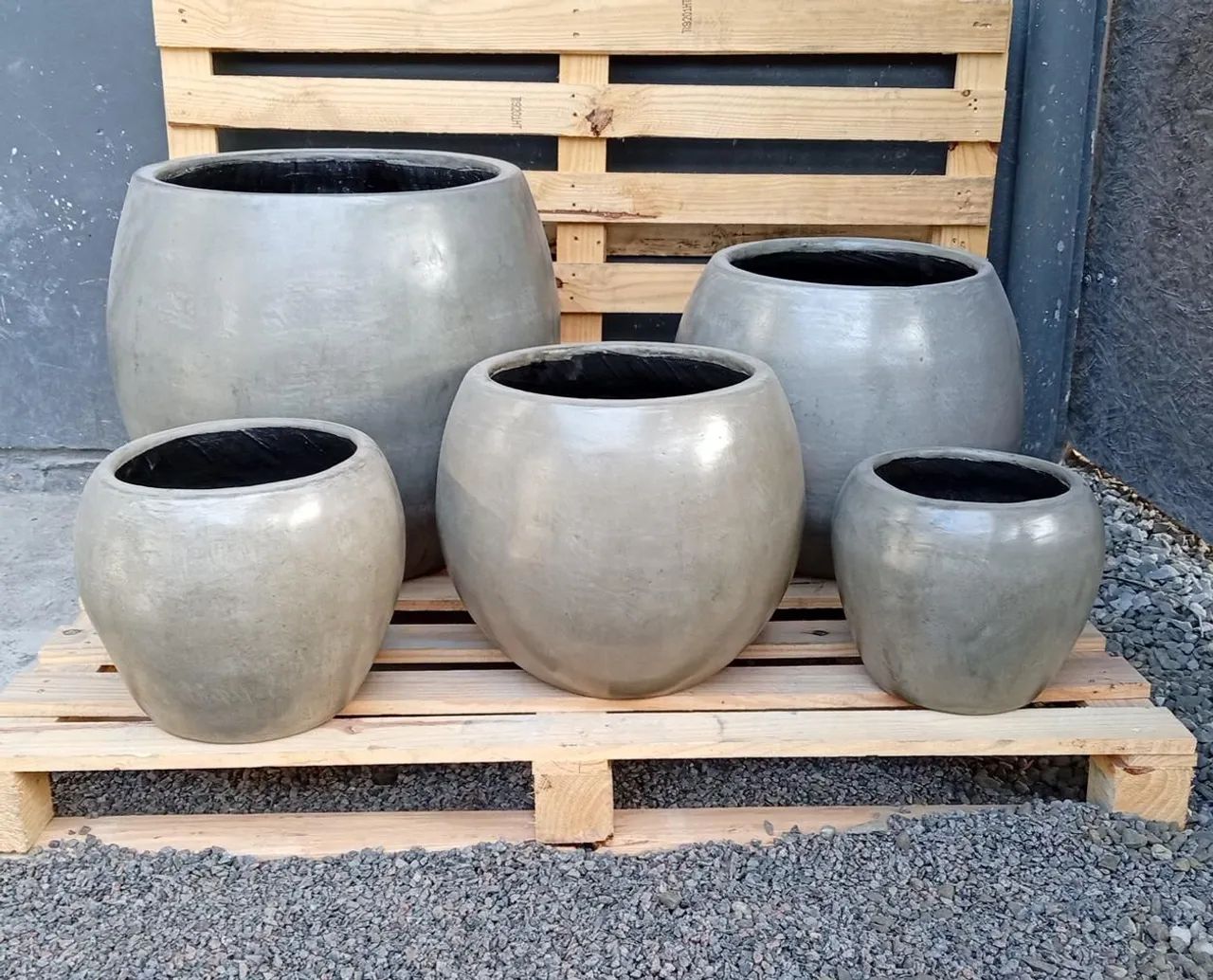 Kit vasos de cimento 