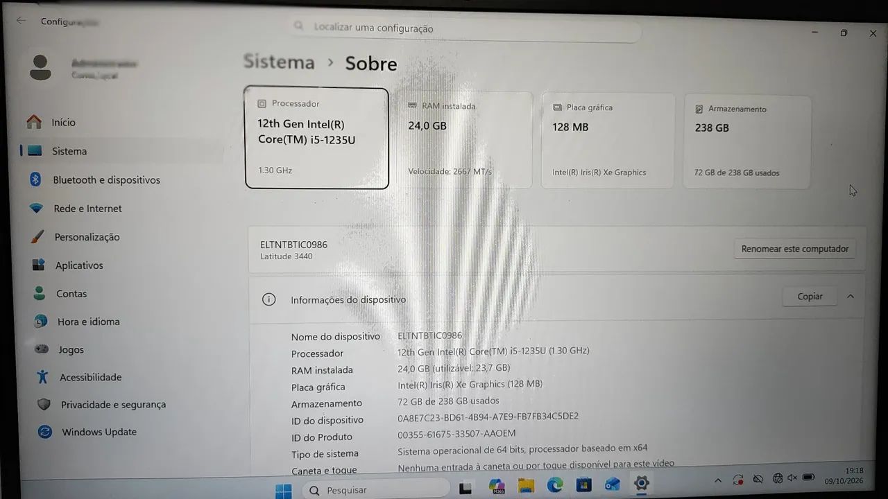 Notebook Dell 