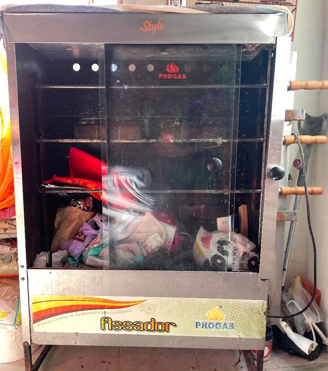 Máquina pra assar frango