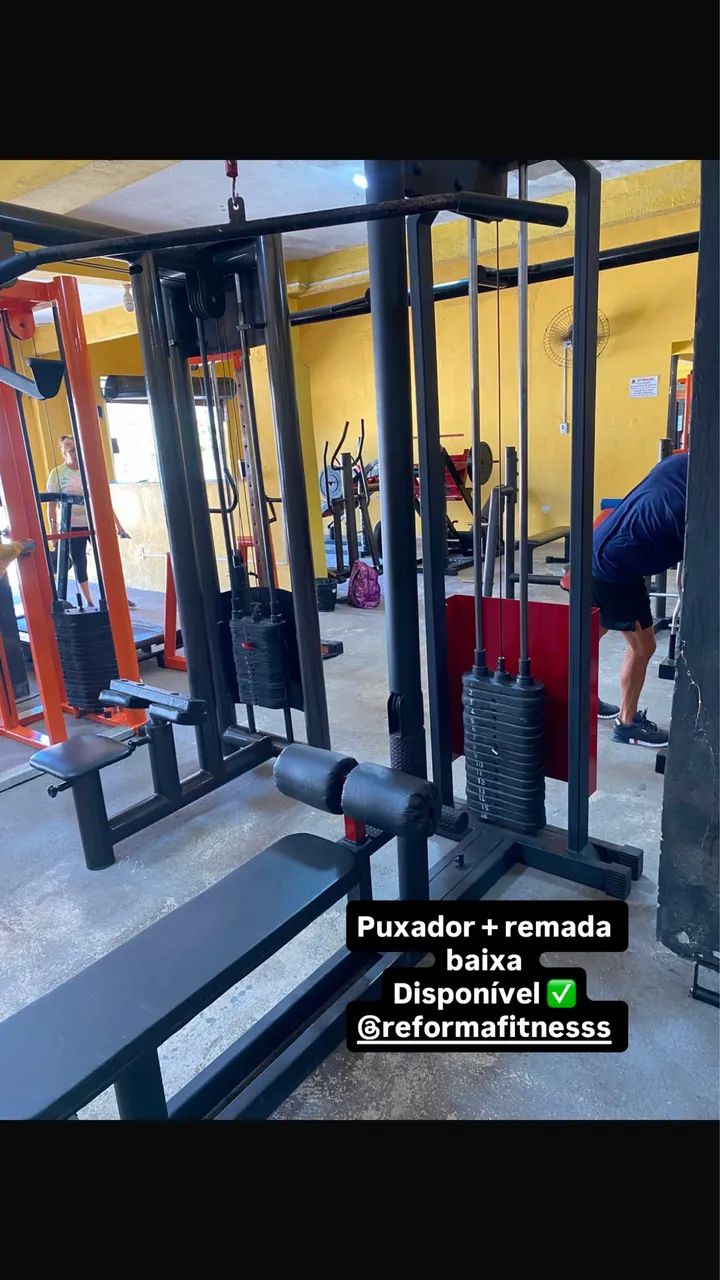 Puxador com remada baixa  - Foto 2