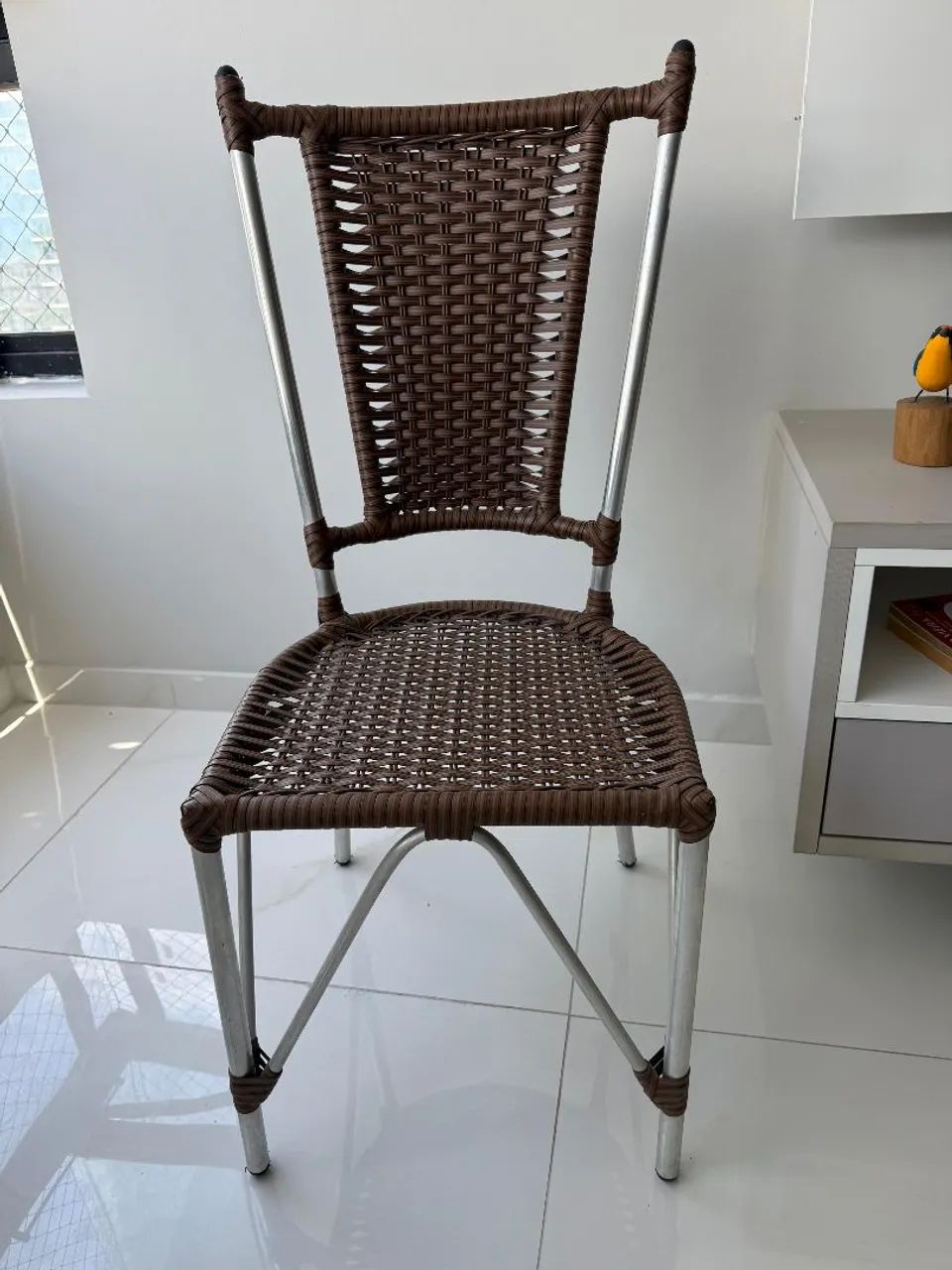 Conjunto Mesa e 4 Cadeiras em Vime - Foto 4