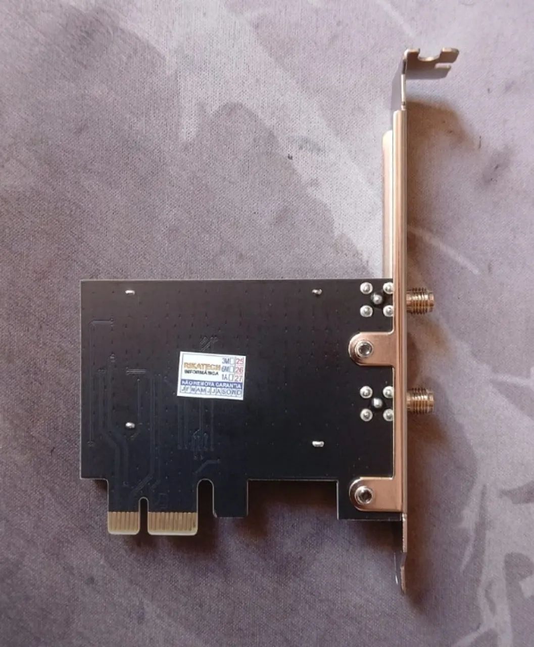 Placa de Rede WiFi Intel 1200 Mbps Dual Band Pci-Ex com Bluetooth - Foto 4