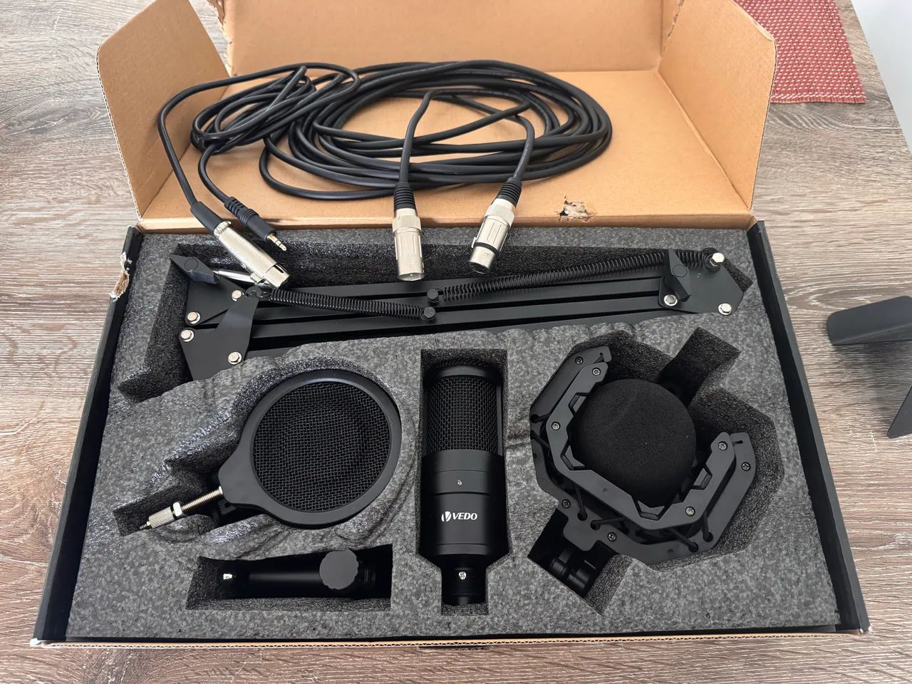 Kit Microfone Condensador Vedo BM800 Completo - Foto 2