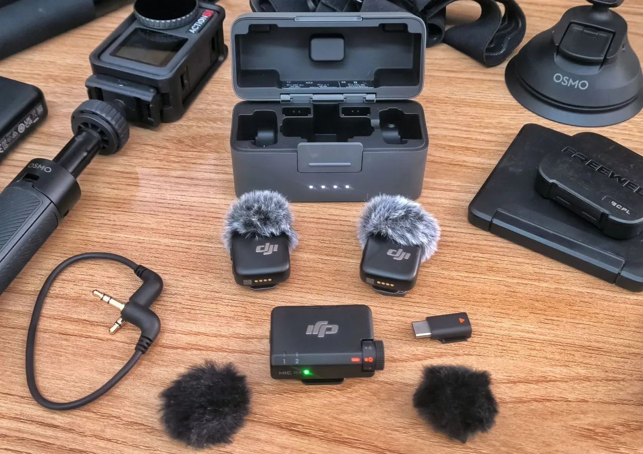 DJI Action 5 Pro + acessórios + Microfone - Foto 4