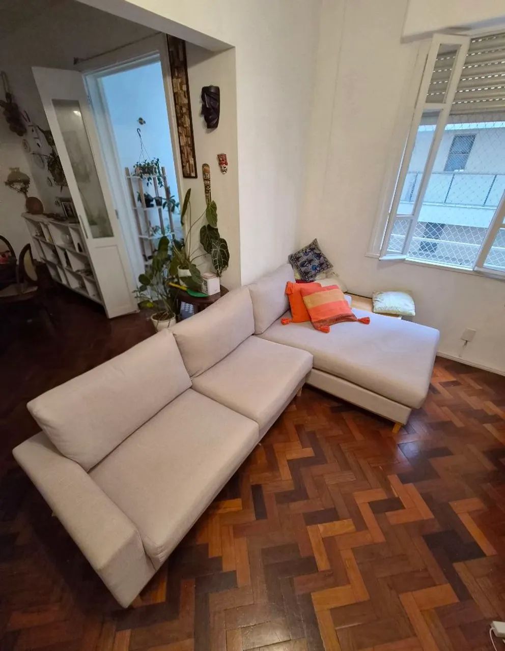 Sofá California 4 lugares com Chaise - Ótimo estado | R$ 2.600 - Foto 2