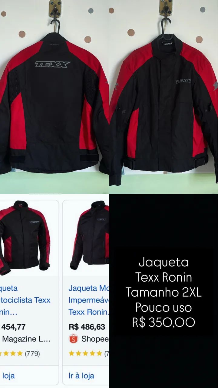 Jaqueta Texx Ronin Tamanho / 2XL / POUCO USO / R$ 350,00 - Foto 5