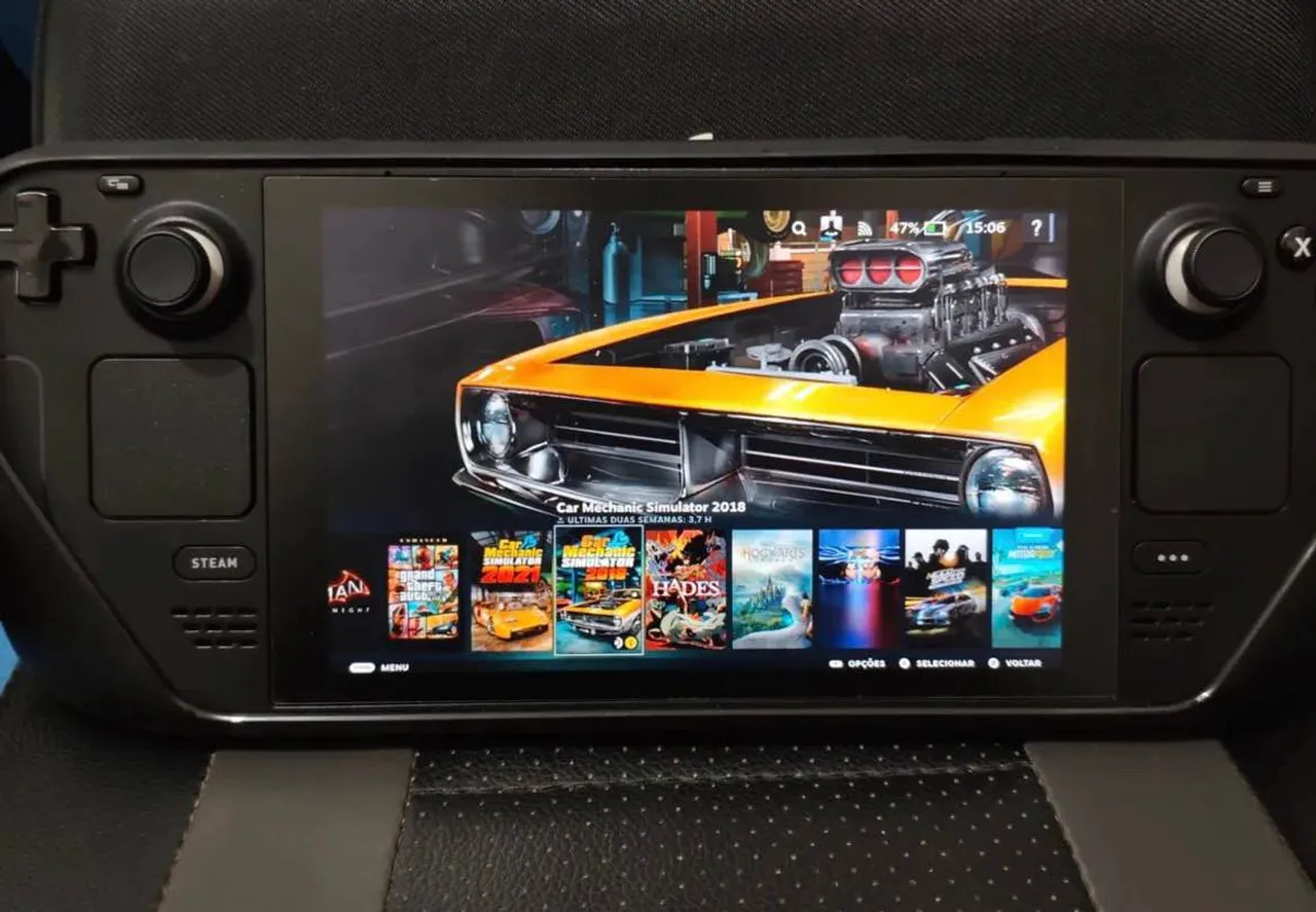 Steam Deck LCD 256gb - 100% saúde da bateria - Consoles de Vídeo