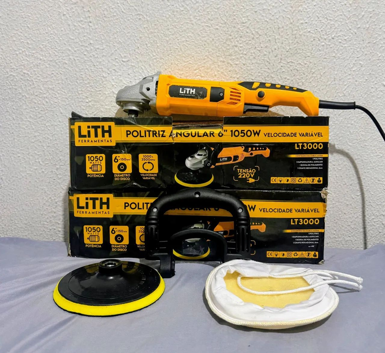 Politriz angular 6" 1050w LiTH
