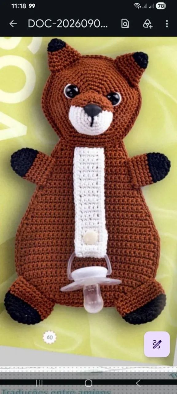 Feito com carinho amigurumi 