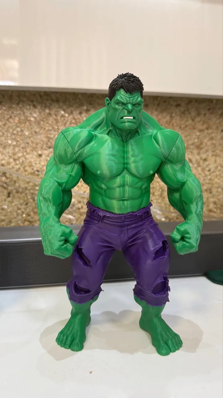 HULK COM 24 cm em 3d - Foto 3