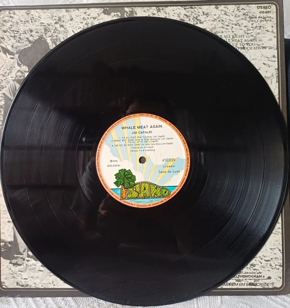 Lp/vinil: Jim Capaldi "Whale Meat Again" - Foto 3