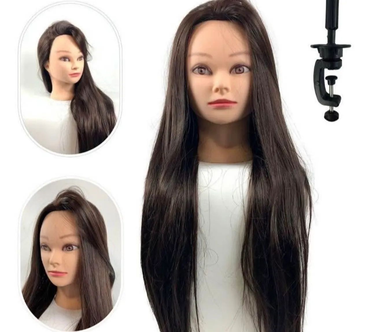 Cabeça de boneca ( cabelo sintético)  - Foto 2