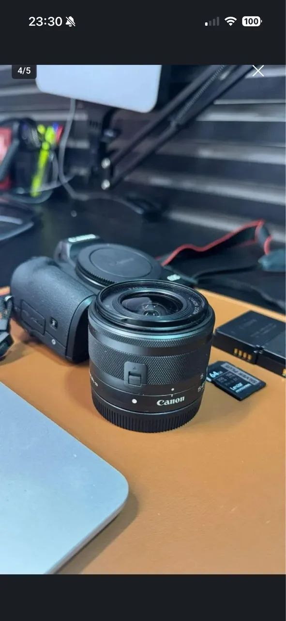 Canon m50 mark II + microfone  - Foto 2
