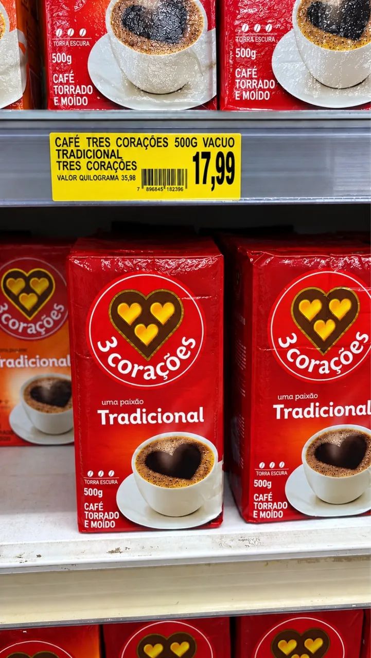 VENDO CAFÉ VÁCUO 3 CORAÇÕES 15,99 unid  - Foto 2